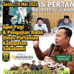 Perkuat Disiplin dan Mentalitas ASN, Dinas Pertanian Sukabumi Rutinkan Apel Pagi dan Pengajian