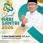 Dukung Visi Indonesia Emas, Sekretaris DPRD Kabupaten Sukabumi Sampaikan Apresiasi Hari Santri 2026